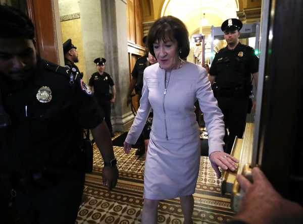 Susan Collins’s 2020 challenger already has a $3 million campaign fund, thanks to her vote on Kavanaugh