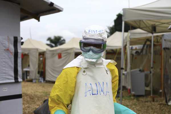 Ebola showed up in a war zone. It’s not going well.