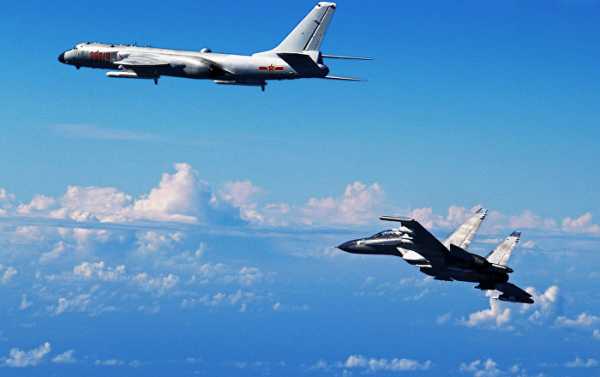 Chinese Military Aircraft Flexes Muscles Flying Near Taiwan