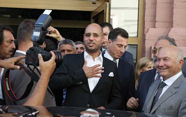 Gaddafi's Son Supports Libya Presidential Vote as Soon as Possible - Report
