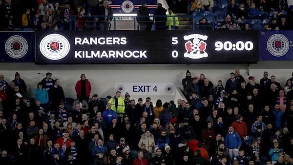 Rangers vow to stamp out 'unacceptable' sectarian abuse after Kilmarnock manager likens it to living in 'Dark Ages'