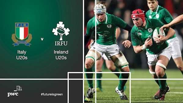 Here's the only way you can watch Ireland's U20s play in Italy tonight
