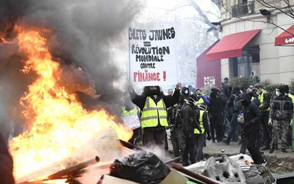 18th Weekend of Yellow Vests Protests in Paris (VIDEO)