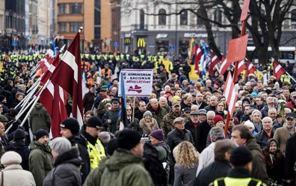 'What a Disgrace!': Russian Embassy Slams Waffen-SS Veterans Rally in Riga
