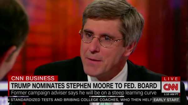 Stephen Moore’s unpaid taxes are the latest example of Trump failing to vet high-profile nominees