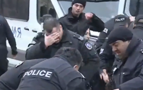 WATCH: Bulgarian Police Mistakenly Pepper-Spray Themselves Instead of ...