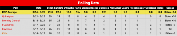 The one big takeaway from every 2020 Democratic primary poll