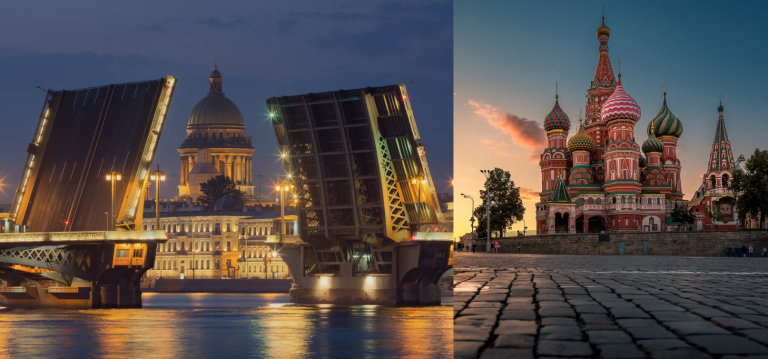 Tours to St. Petersburg and Moscow