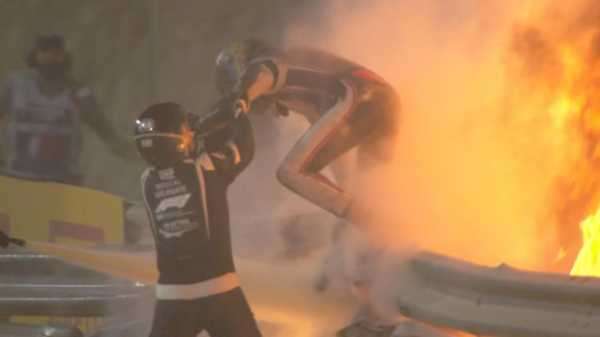 Romain Grosjean speaks about horrifying Bahrain GP accident and his escape