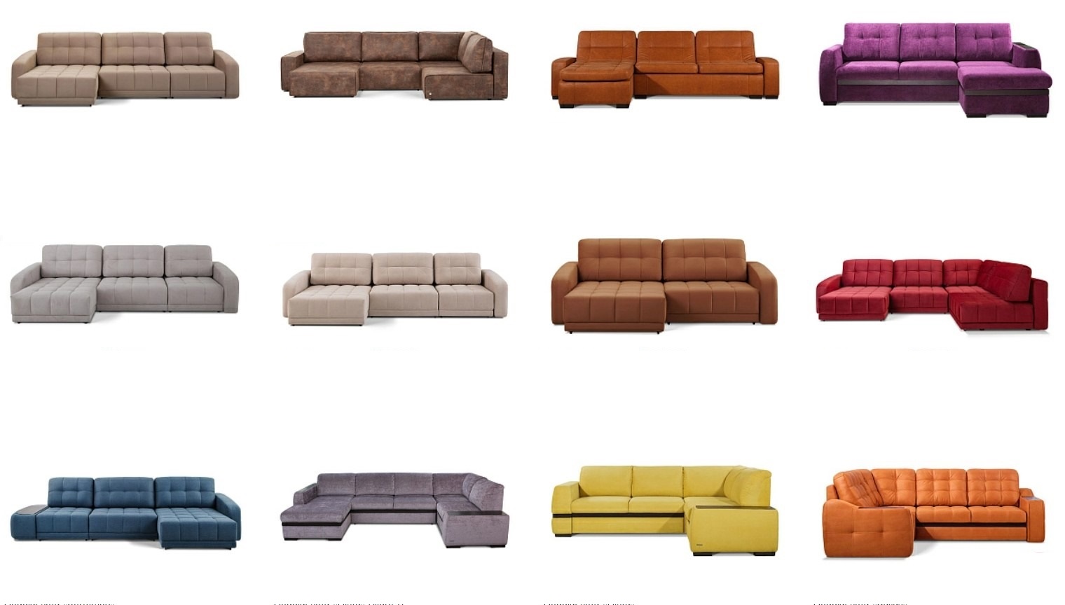 Experience Luxury and Comfort at Dubai's PUSHE Furniture Store with U-Shaped Sofas
