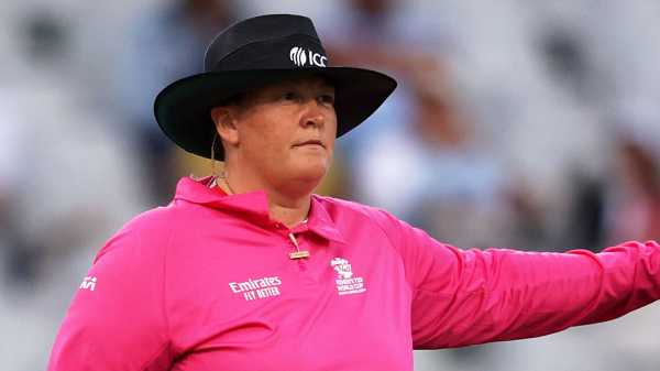 Sue Redfern hails ‘breakthrough moment’ after becoming Vitality Blast’s first on-field female umpire
