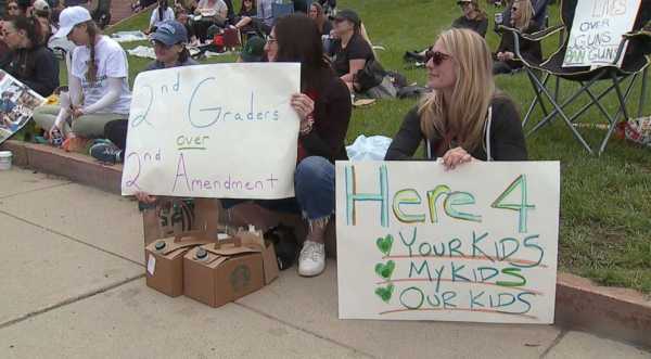 Thousands of women participate in sit-in at Colorado Capitol against gun violence
