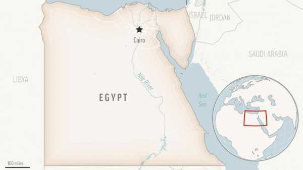Minibus slams into parked pickup truck killing 15 in southern Egypt