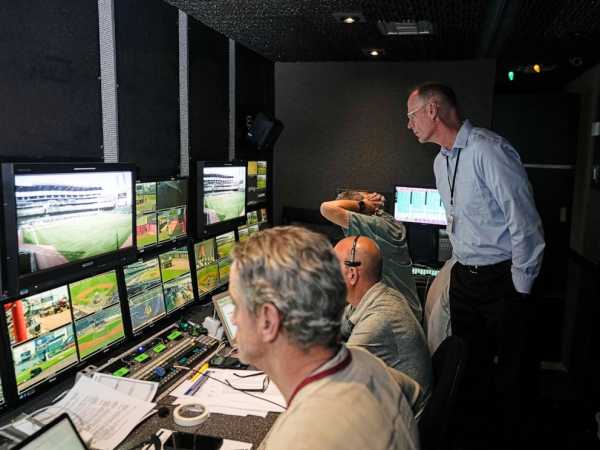 How does MLB take over a local broadcast? Even with months of planning, it’s a mad scramble