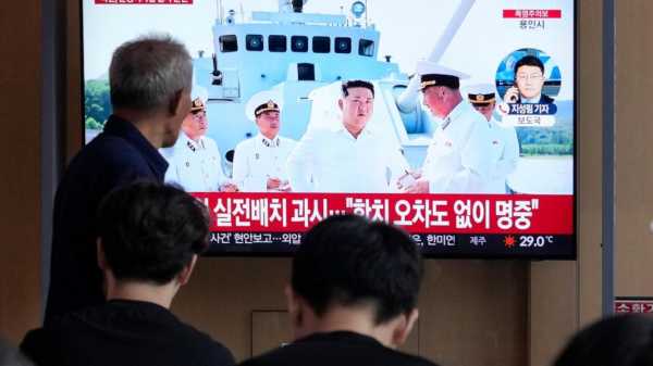 North Korea’s Kim watches cruise missile launches as US, South Korean troops begin annual drills