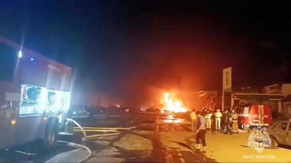Massive explosion at gas station in Russia’s Dagestan kills 27, injures more than 100