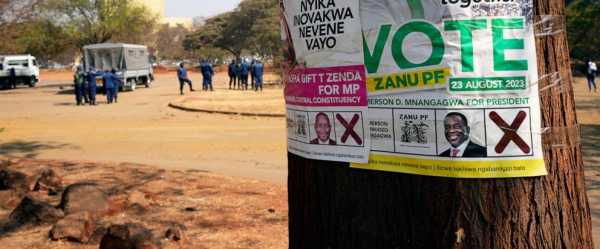 Zimbabwe’s opposition alleges ‘gigantic fraud’ in vote that extends the ZANU-PF party’s 43-year rule