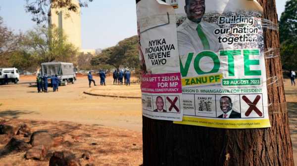 Zimbabwe’s opposition alleges ‘gigantic fraud’ in vote that extends the ZANU-PF party’s 43-year rule