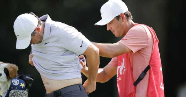 McIlroy three behind FedEx Cup lead despite muscle spasms leading into tournament