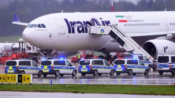 Flights at Hamburg Airport suspended after a threat against a plane from Iran