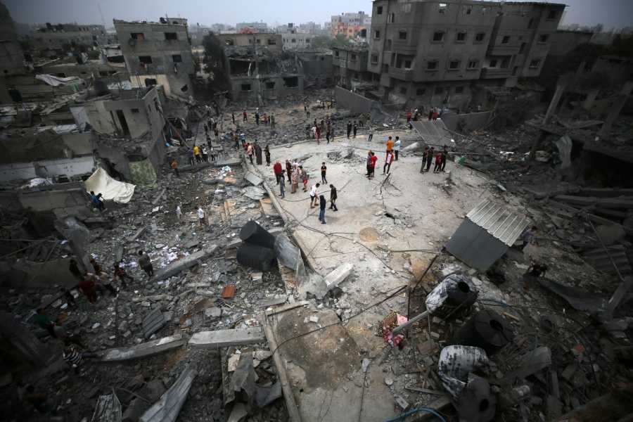 Destruction in Nuseirat Camp After Israeli Strikes Amid Ongoing Conflict