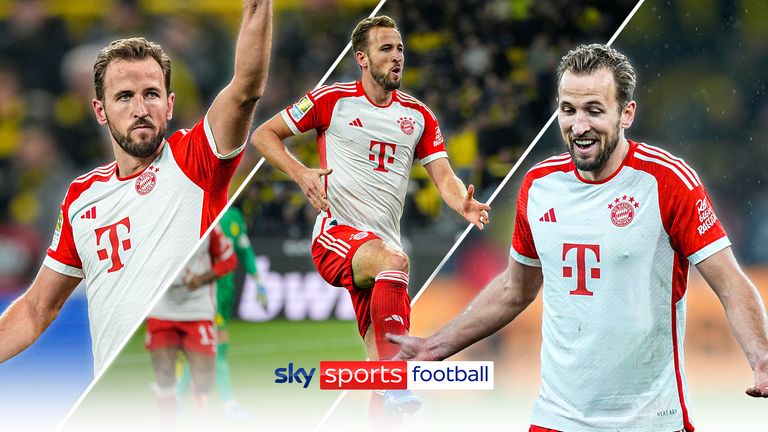 Harry Kane’s hat-trick for Bayern Munich against Borussia Dortmund underlines his sensational start in the Bundesliga