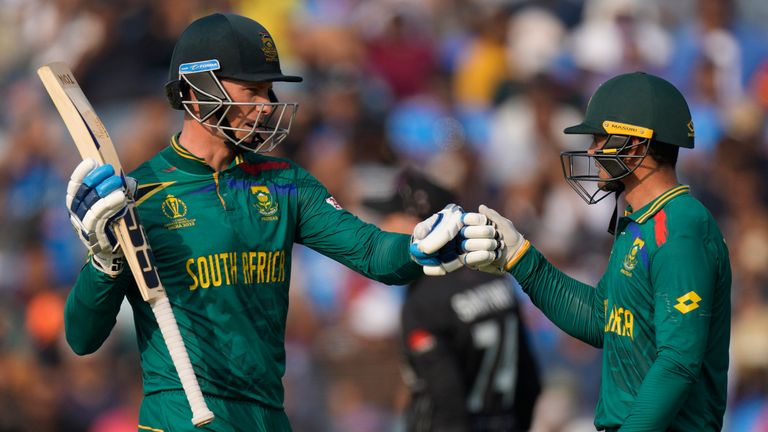 Cricket World Cup: South Africa cruise to 190-run win over New Zealand to close on semi-final place