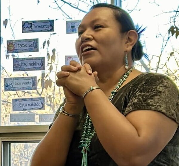 Video Indigenous language teacher helps students to ‘find yourself within the language’