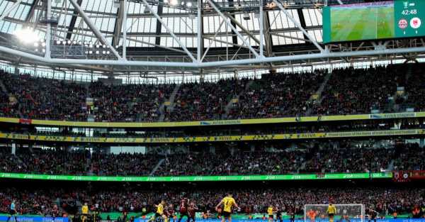 FAI Cup final was ninth highest attended cup final in Europe