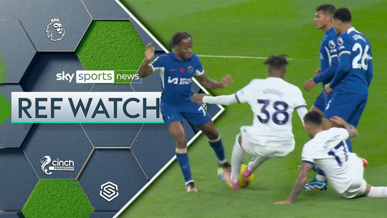 Tottenham vs Chelsea chaos reviewed in Ref Watch special as Destiny Udogie and Cristian Romero incidents dissected