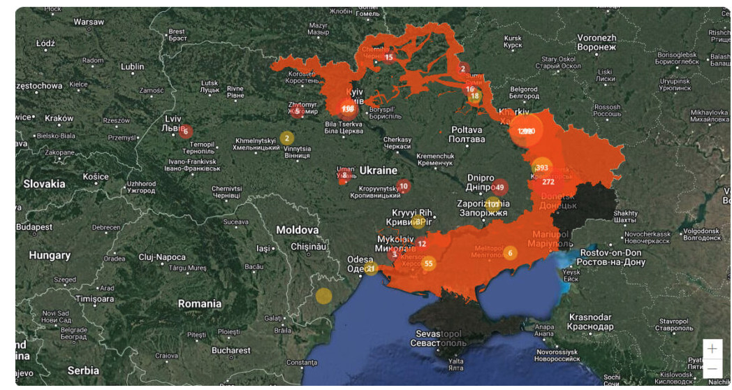 There are now more land mines in Ukraine than almost anywhere else on the planet1
