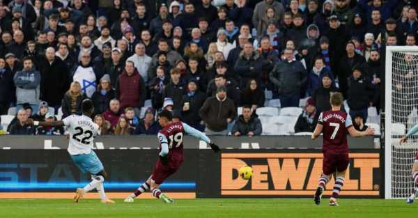 Odsonne Edouard gifted equaliser as Crystal Palace secure point at West Ham