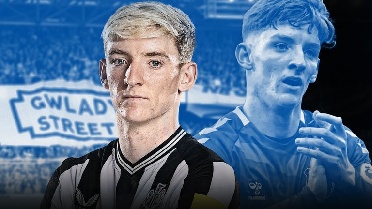 Anthony Gordon: Newcastle’s in-form winger makes second return to Everton every inch a £45m player