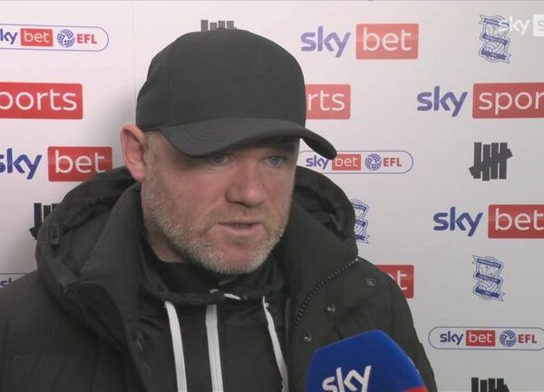 Wayne Rooney questions Birmingham players’ pride after ‘unacceptable’ Championship loss to Stoke