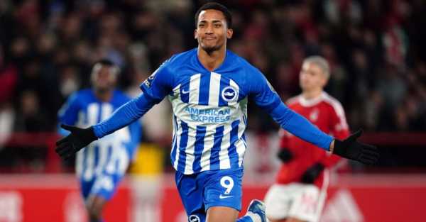 Joao Pedro penalty sends Brighton through to Europa League knockout stages