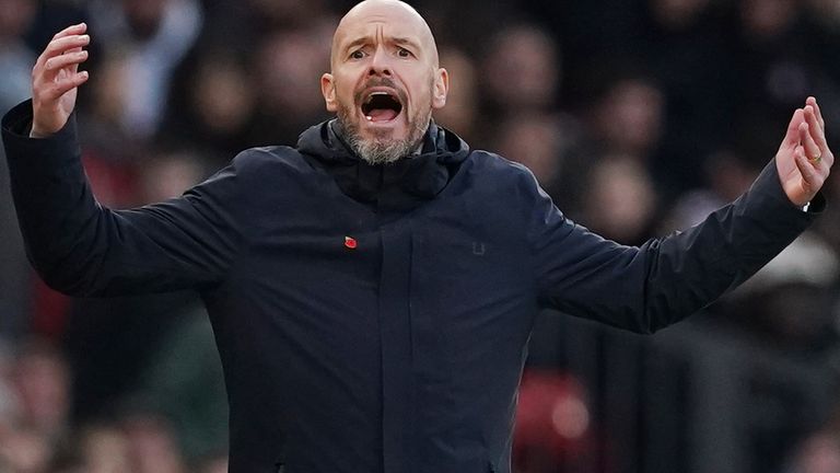 Liverpool vs Man Utd: Erik ten Hag could be without up to 13 first-team players for Premier League showdown