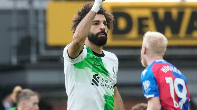 Crystal Palace 1-2 Liverpool: Jurgen Klopp says Reds were ‘lucky’ as Mohamed Salah believes team has similarities to 2019/20 Premier League Champions