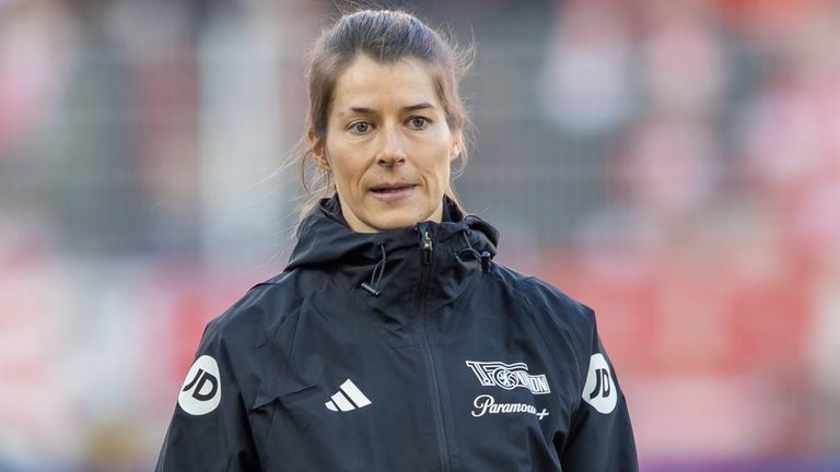 Marie-Louise Eta guides Union Berlin to victory as she becomes first female coach to take charge of Bundesliga game