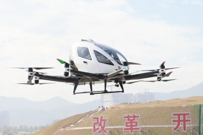 An unmanned passenger drone in China could herald flying cars