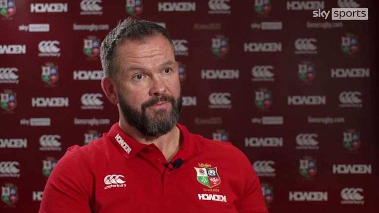 Andy Farrell: No rule that prohibits ineligible Test players from playing for British and Irish Lions