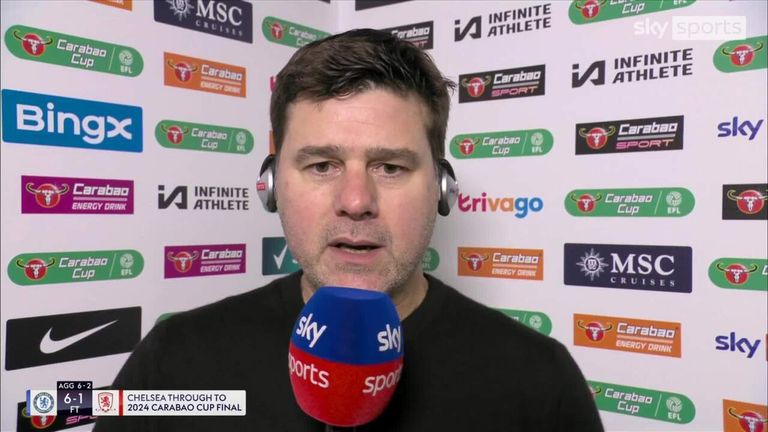 Mauricio Pochettino ‘desperate’ to win trophy in England after guiding Chelsea to Carabao Cup final