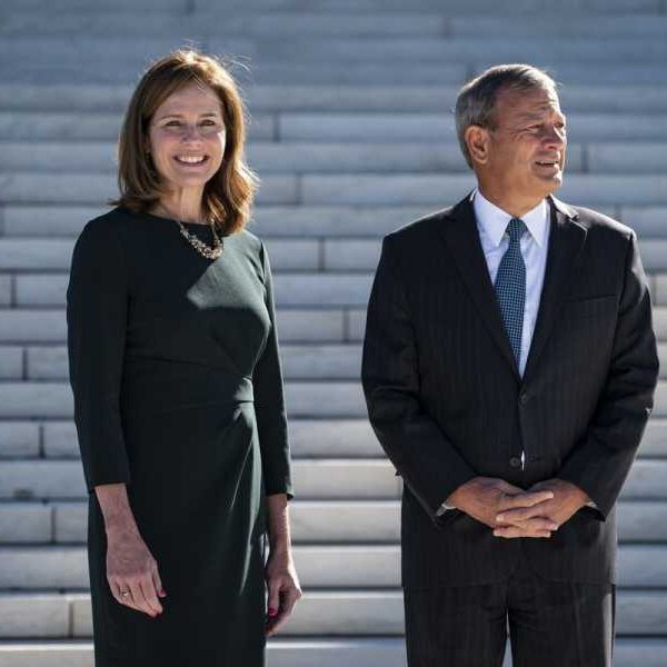 Supreme Court Justices Roberts and Barrett are unsure if they should be king and queen