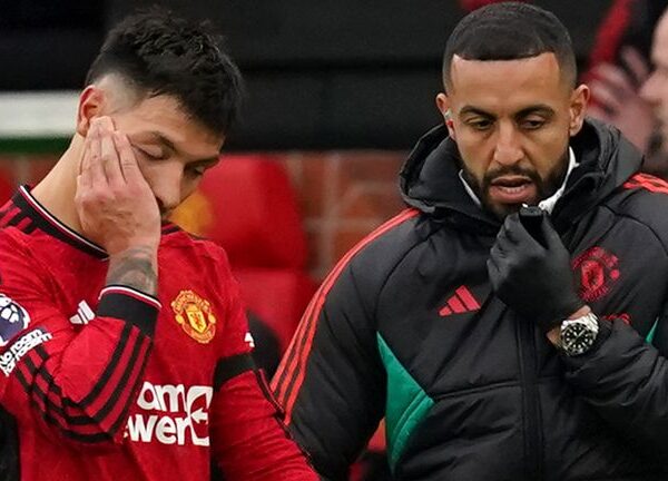 Lisandro Martinez: Man Utd defender ruled out for at least eight weeks with knee injury