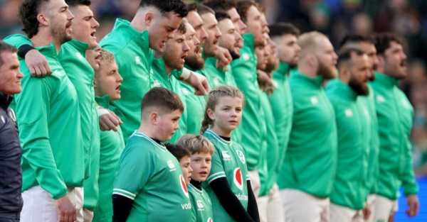 Ireland boss Andy Farrell wowed by youngster Stevie Mulrooney’s anthem display