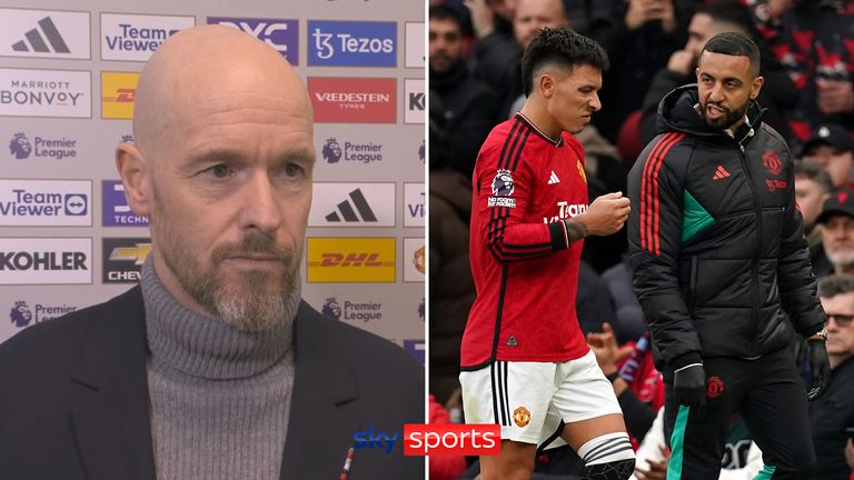 Lisandro Martinez: Man Utd defender’s injury may be ‘very bad’ and is a ‘personal disaster’, says Erik ten Hag