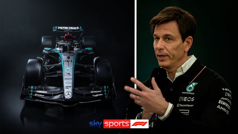 Mercedes launch new-look 2024 Formula 1 car, the W15, as they bid to ‘climb mountain’ and challenge Red Bull