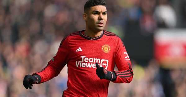 Man United suffer blow hours before Liverpool clash as Casemiro injury confirmed