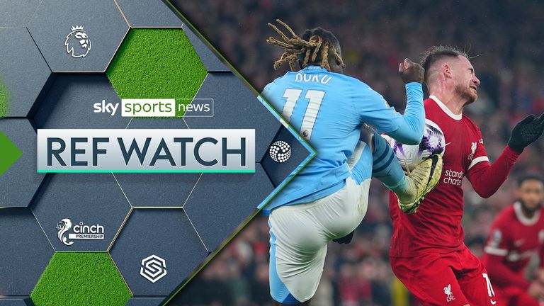 Ref Watch: Why VAR backed referee’s call to deny Liverpool last-gasp penalty against Man City