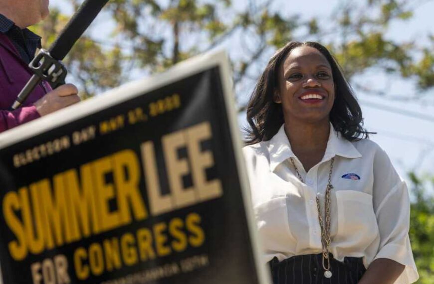 Summer Lee’s Pennsylvania primary could be a referendum on Democrats’ attitudes on Israel