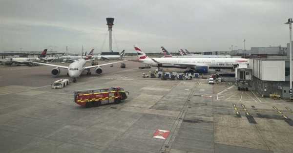 Planes collide while aircraft being towed at Heathrow